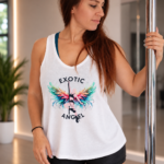 Soospiry Design camiseta tirantes ancha exotic pole dance