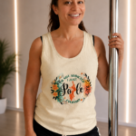 Soospiry Design camiseta tirantes blanca addicted pole dance