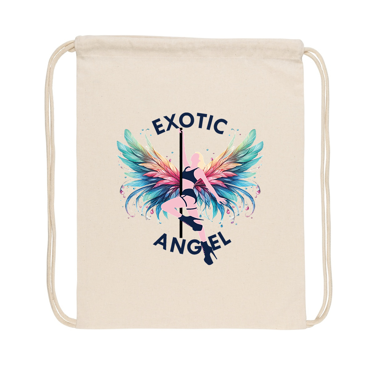 Exotic angel bag, pole dance backpack, exotic pole accessories, pole dance gift