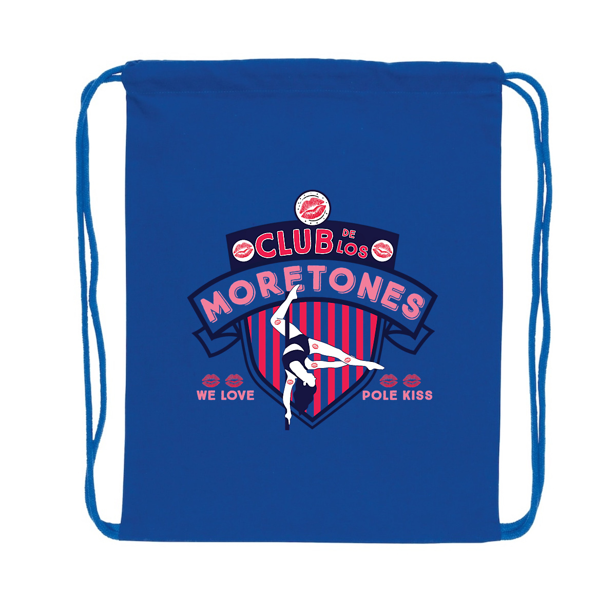 pole dance drawstring bag, pole kisses, funny pole bag, exotic pole, pole dancer gift, eco