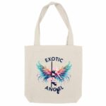 Exotic angel bag, pole tote bag, exotic pole accessories, pole dance gift