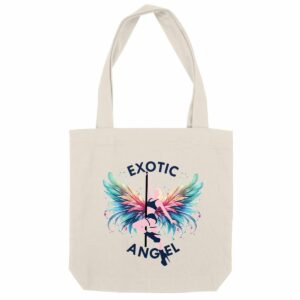 Exotic angel bag, pole tote bag, exotic pole accessories, pole dance gift