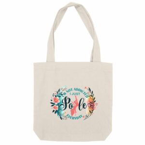 Pole dance tote bag, pole addicted gift, pole dance bag, pole dance humor