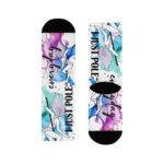 Calcetines pole dance morado acuarela - Soospiry Design