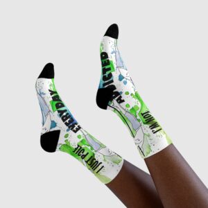 Calcetines pole dance addicted verde - Soospiry Design