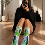 Calcetines pole dance azul acuarela - Soospiry Design
