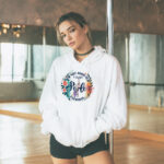 Hoodie pole dance Addicted blanco - Soospiry Design