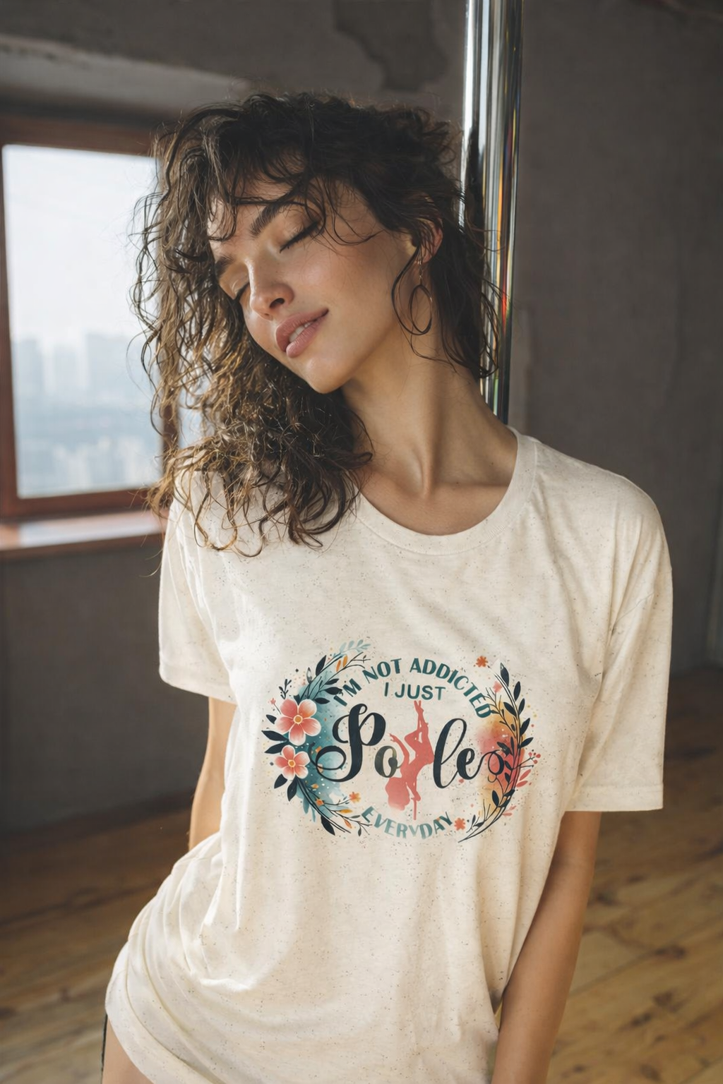 Camiseta pole dance Addicted - Soospiry Design