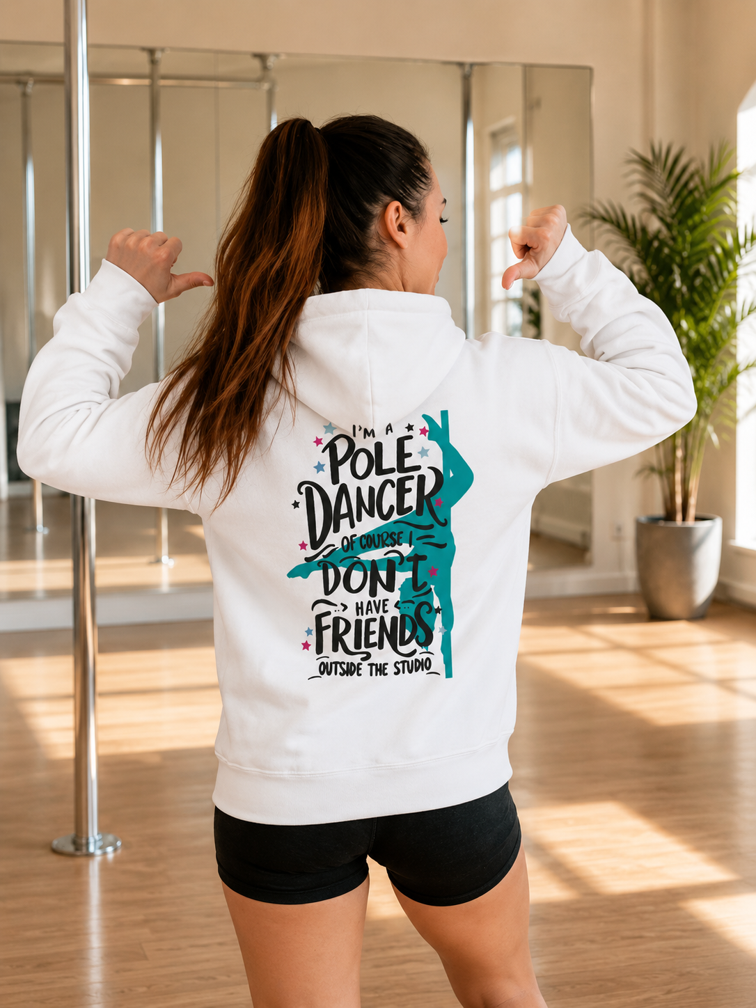 Soospiry Design hoodie pole sport unisex
