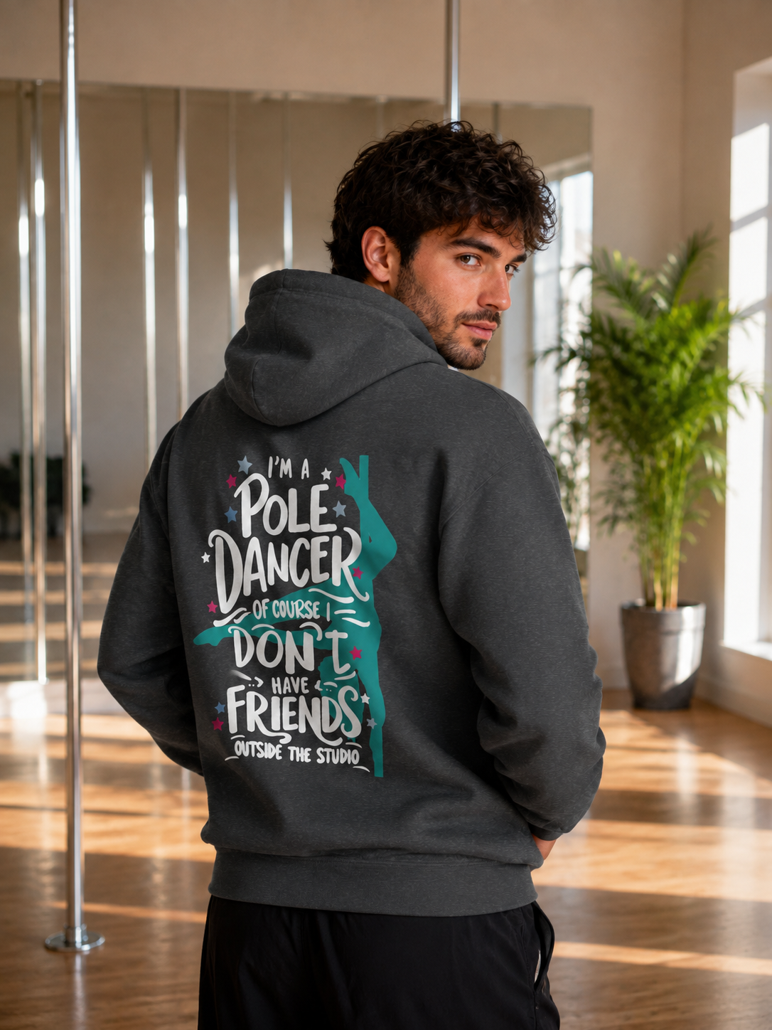 Soospiry design sudadera con capucha hombre