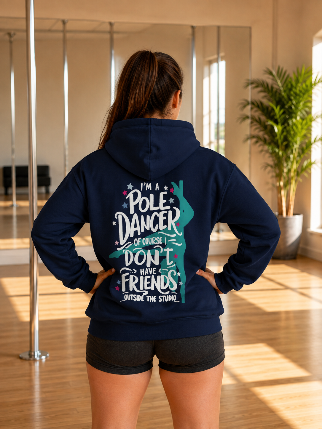 Soospiry Design sudaderas diseño espalda pole dance