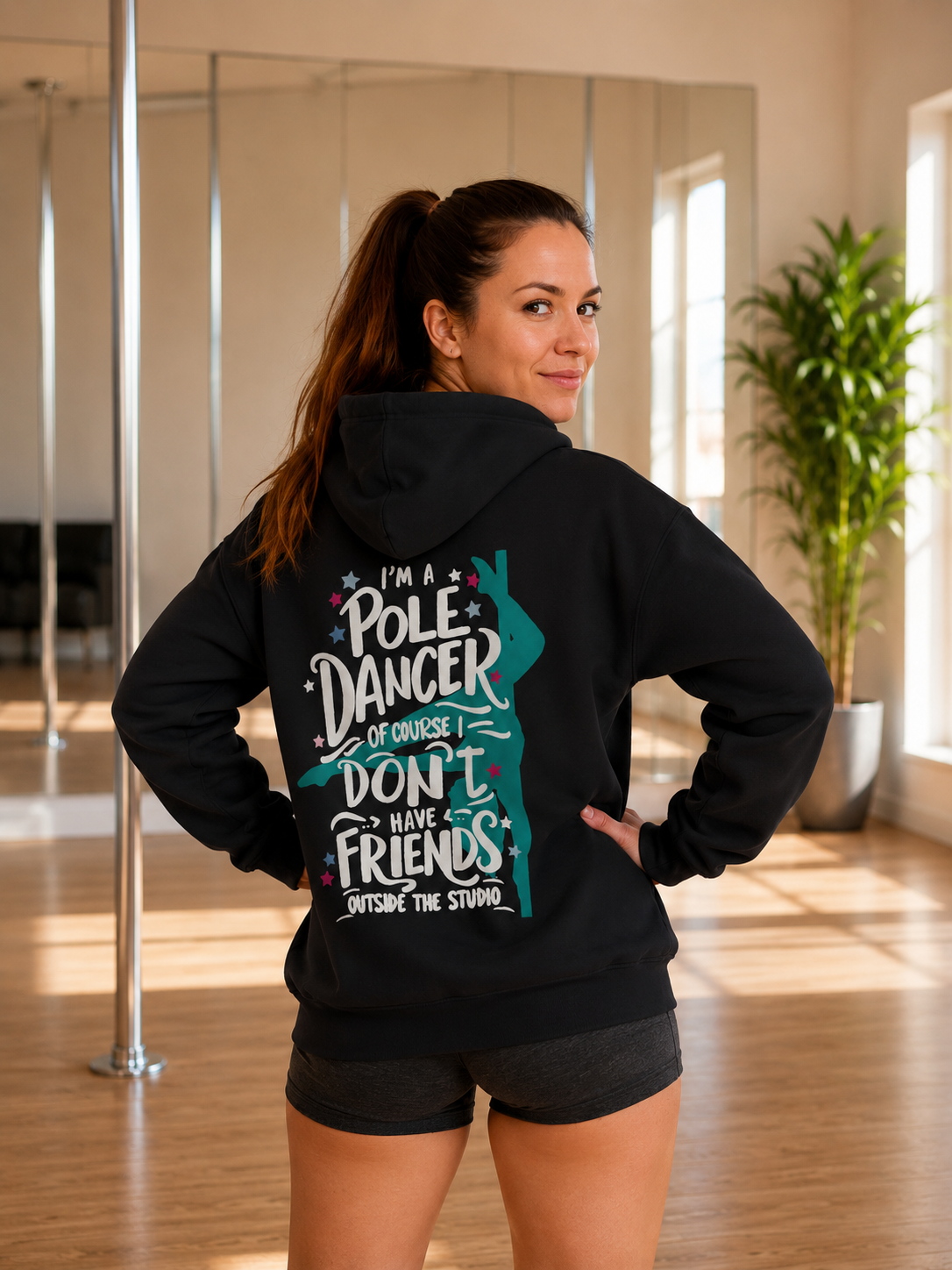 Soospiry Design sudadera con capucha pole sport