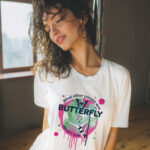 T-shirt pole dance unisex butterfly - Soospiry Design