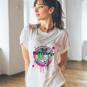 T-shirt pole dance unisex butterfly - Soospiry Design
