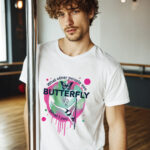 T-shirt pole dance unisex butterfly - Soospiry Design