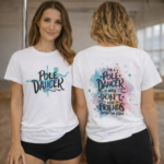 Camiseta pole dance doble cara no friends outside the studio, eco-friendly - Soospiry Design