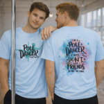 Camiseta pole dance doble cara no friends outside the studio, eco-friendly - Soospiry Design