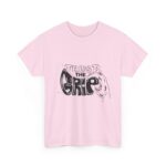 Camiseta escalada unisex trust the grip rosa claro