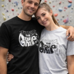 Camiseta escalada unisex trust the grip