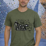 Camiseta escalada unisex trust the grip military