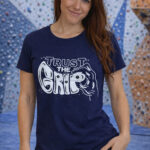 Camiseta escalada unisex trust the grip navy