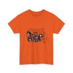Camiseta escalada unisex trust the grip naranja