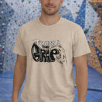 Camiseta escalada unisex trust the grip ash