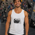 Soospiry Design Camiseta de tirantes hombre escalada