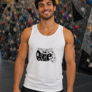 Soospiry Design Camiseta de tirantes hombre escalada