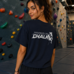 T-shirt camiseta powered by chalk Soospiry Design unisex