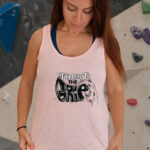 Soospiry design camiseta tirantes slim boulder mujer trust the grip