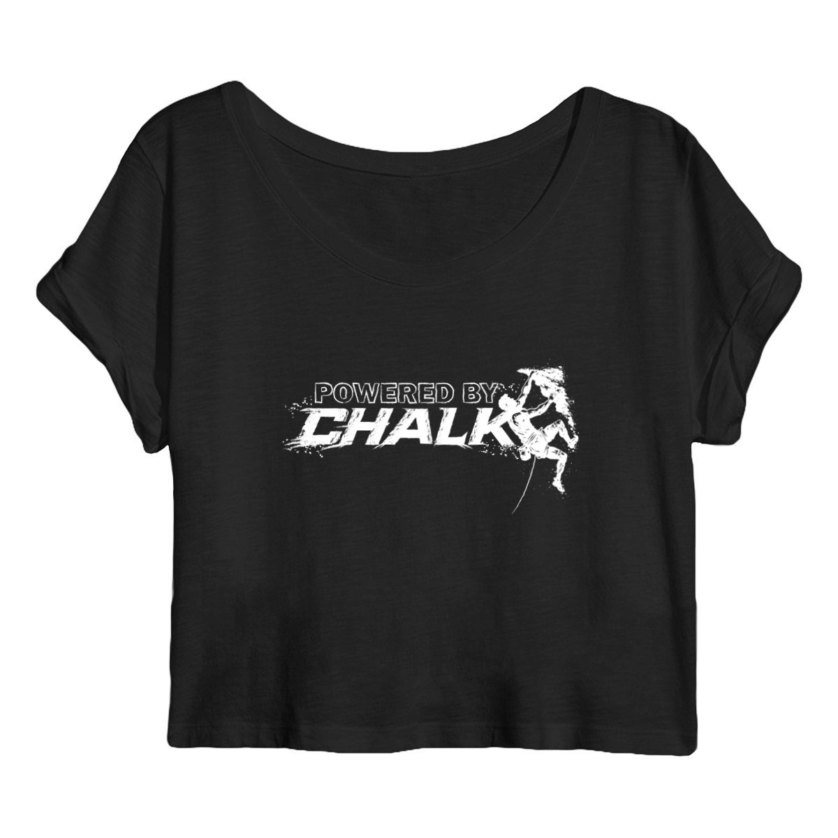 Crop top rocodromo powered by chalk Soospiry Design