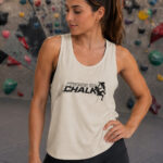Soospiry Design camiseta mujer de tirantes para escalada boulder rocodromo natural