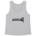 Soospiry Design Camiseta holgada tirantes Powered by chalk para escalada, boulder, rocodromo