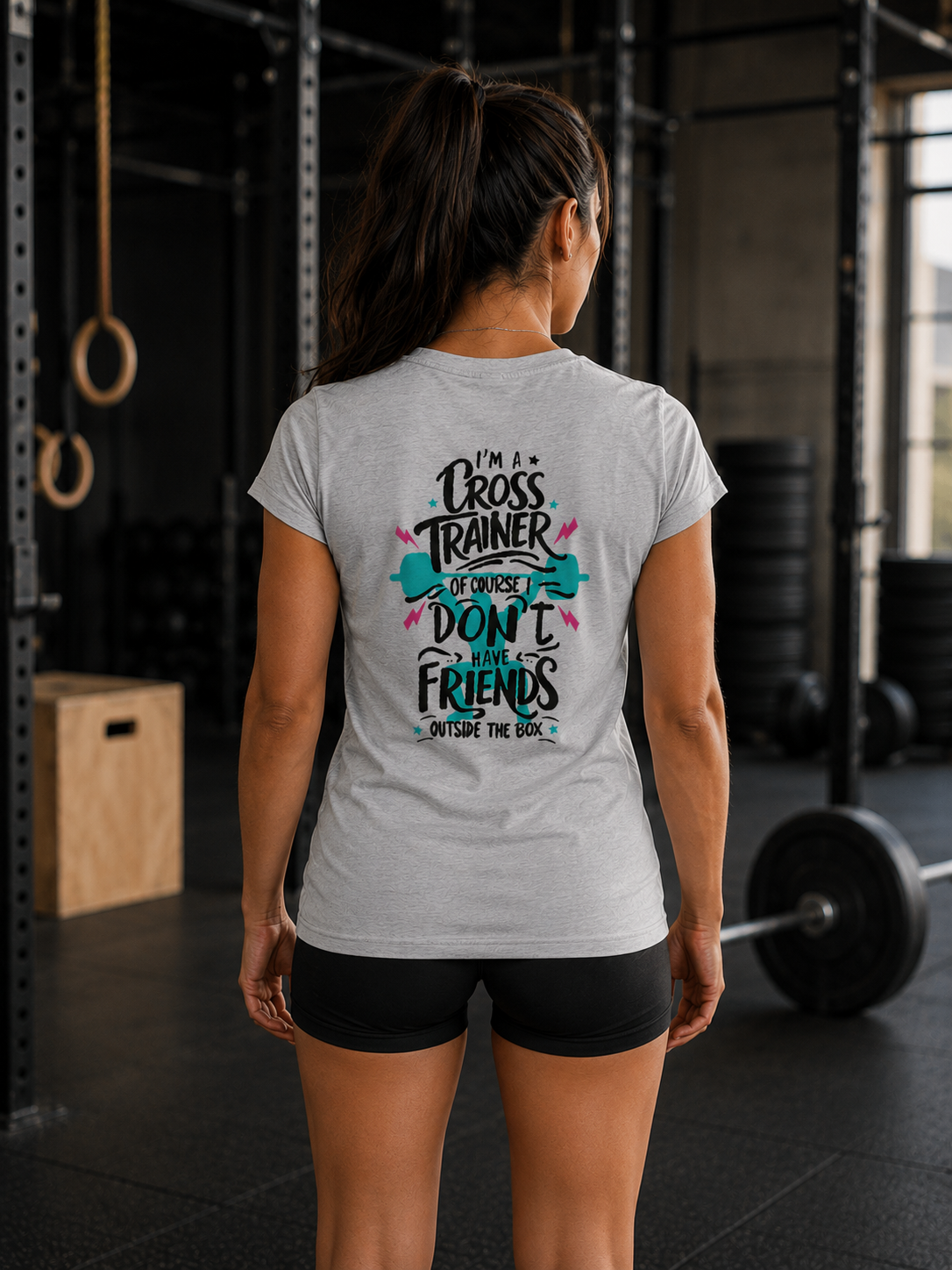 Soospiry Design t-shirt mujer cross fit