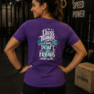 Soospiry Design camiseta divertida entrenamiento unisex cross training