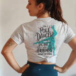 Soospiry Design camiseta pole dance unisex humor