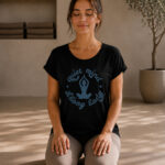 Soospiry Design camiseta mujer ecologica yoga quiet mind strong body