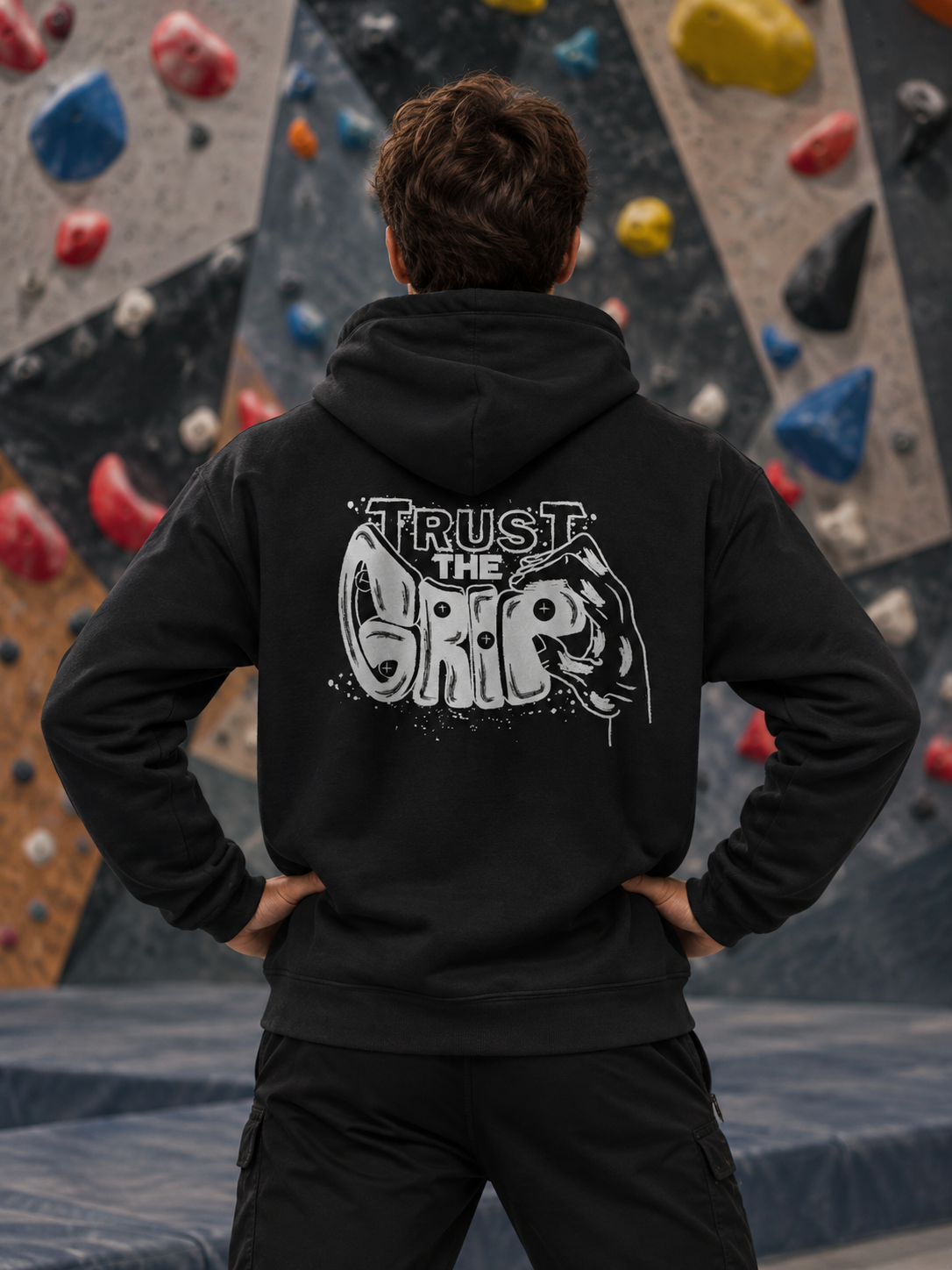 Soospiry Design sudadera capucha escalada boulder