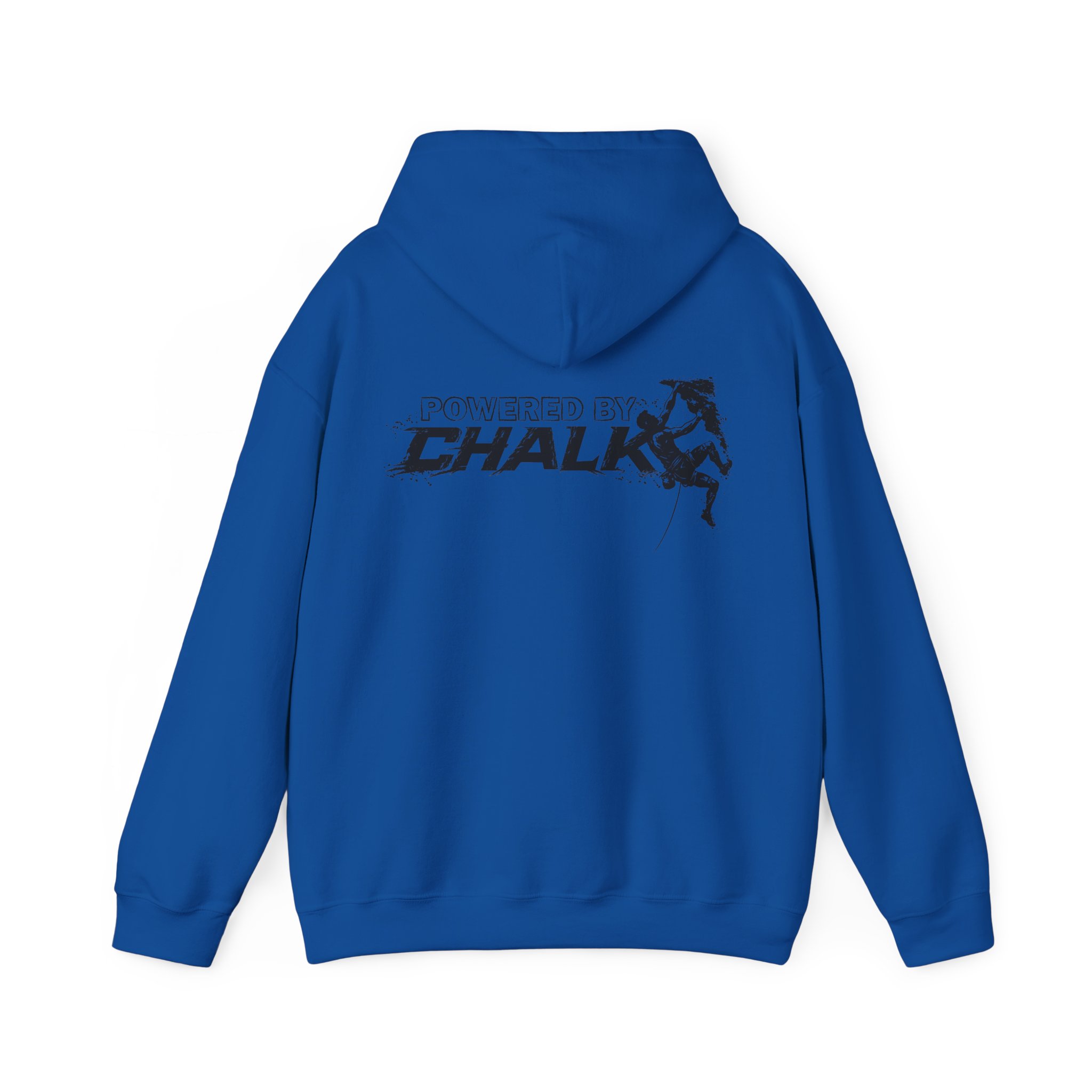 Soospiry Design Hoodie azul royal con capucha y bolsillo canguro para el rocódromo