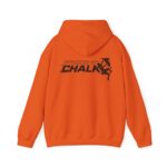 Soospiry Design Sudadera naranja Powered by Chalk para escaladores y amantes del rocódromo