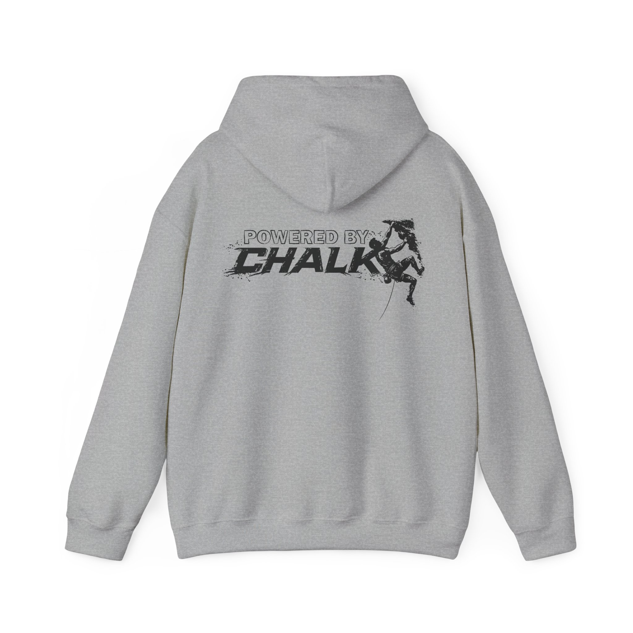 Soospiry Design Sudadera de escalada Sport Grey con capucha y bolsillo delantero