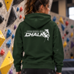 Soospiry Design Hoodie Forest Green con bolsillo canguro para llevar al rocódromo
