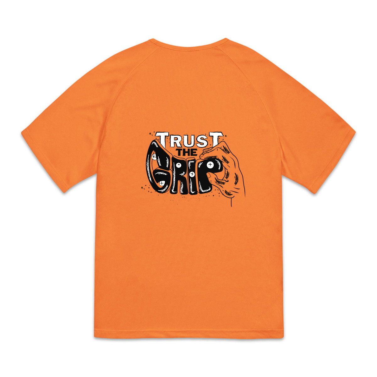 Soospiry Design Camiseta técnica escalada Trust the Grip con certificaciones ecológicas