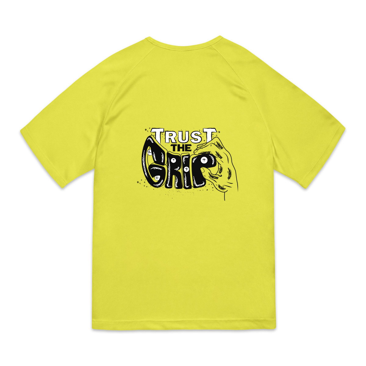 Soospiry Design Camiseta Trust the Grip para escalada deportiva con diseño divertido y cómodo